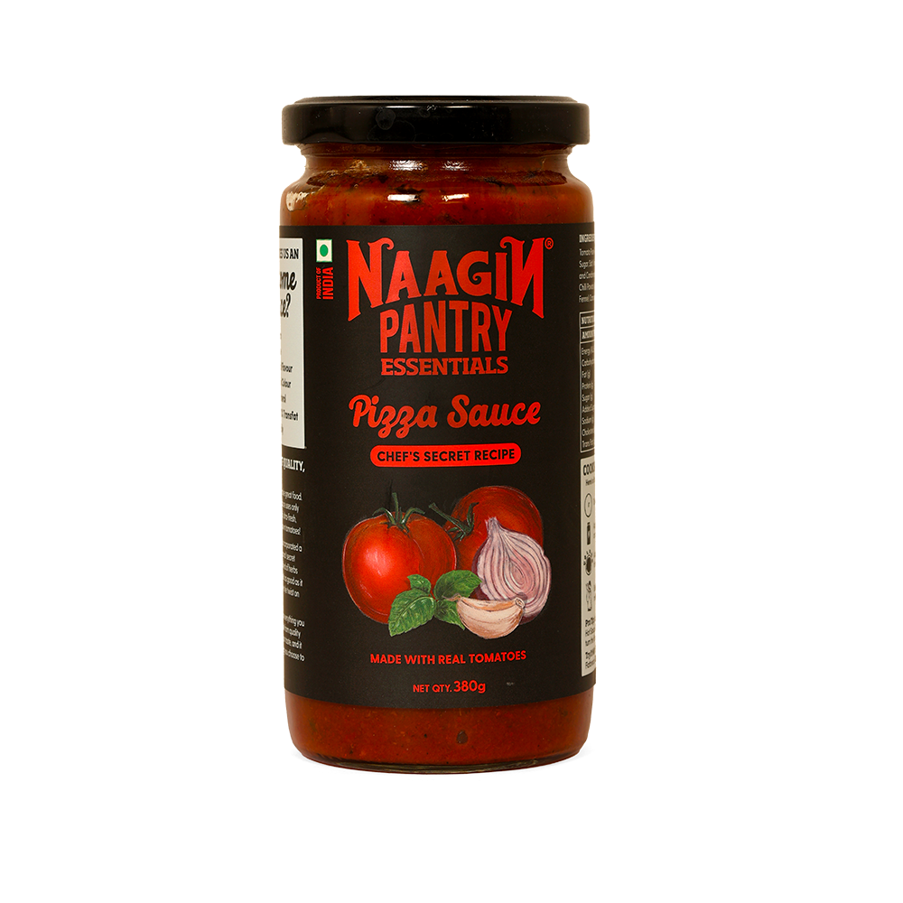 Naagin Sauce Pantry Essentials – Premium Pizza Sauce (380g) | Italian Pizza Sauce | With Chef’s secret spice mix
