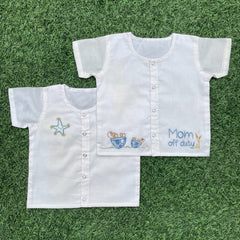 Bhaakur Set of 2 Jhablas/Vests- Tortoise