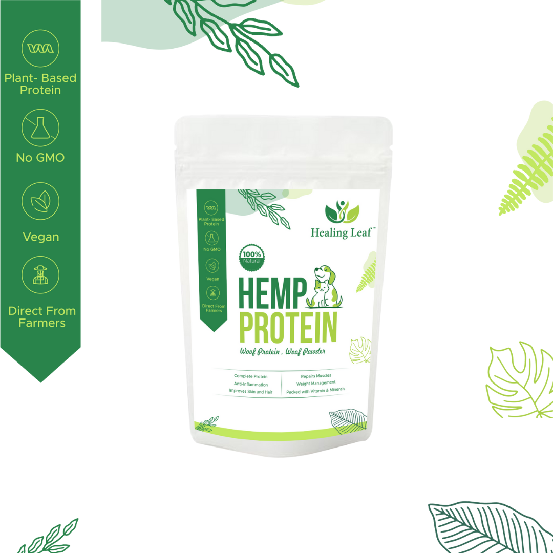 Healing Leaf Hemp Protein powder - Pet (100gms)