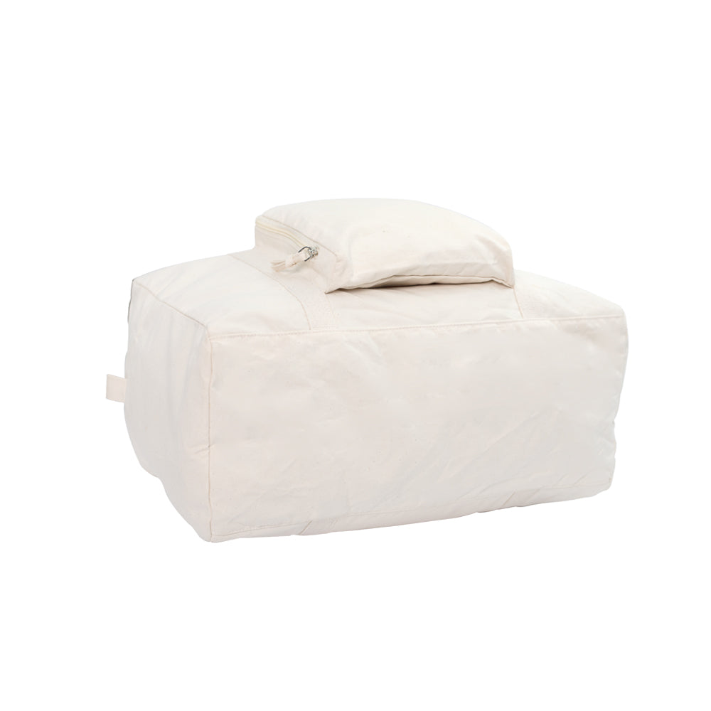 Akiiko Original Travel Carry-On Bag | Cotton Canvas, Trolley Strap