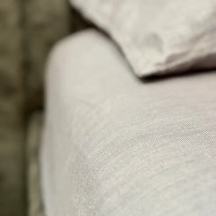 Pravaah King size 'Ret' hemp bedsheet set