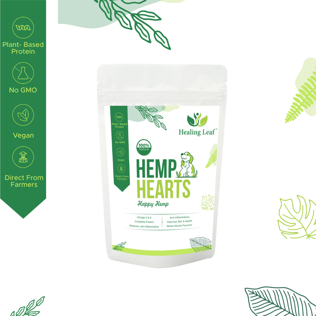 Healing Leaf Hemp hearts - Pet (100gms)