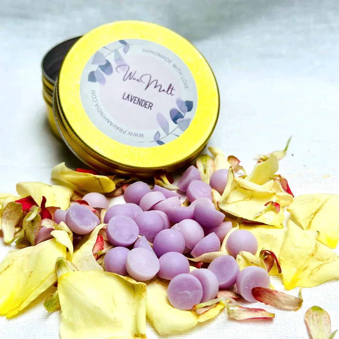Pravaah Lavender Wax Melt Beads  | Handmade in Pure Soy Wax