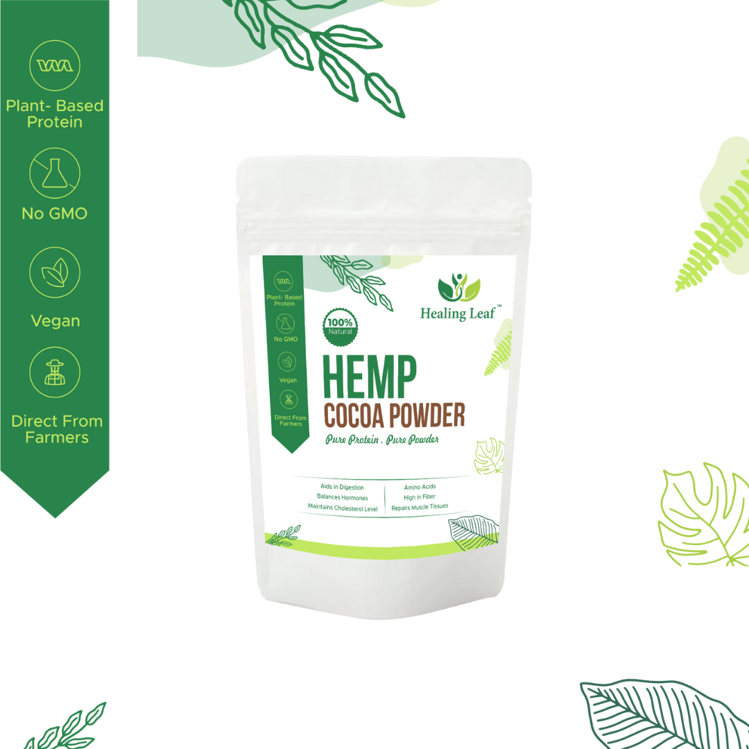 Healing Leaf Hemp Cocoa Powder - Human (250g)