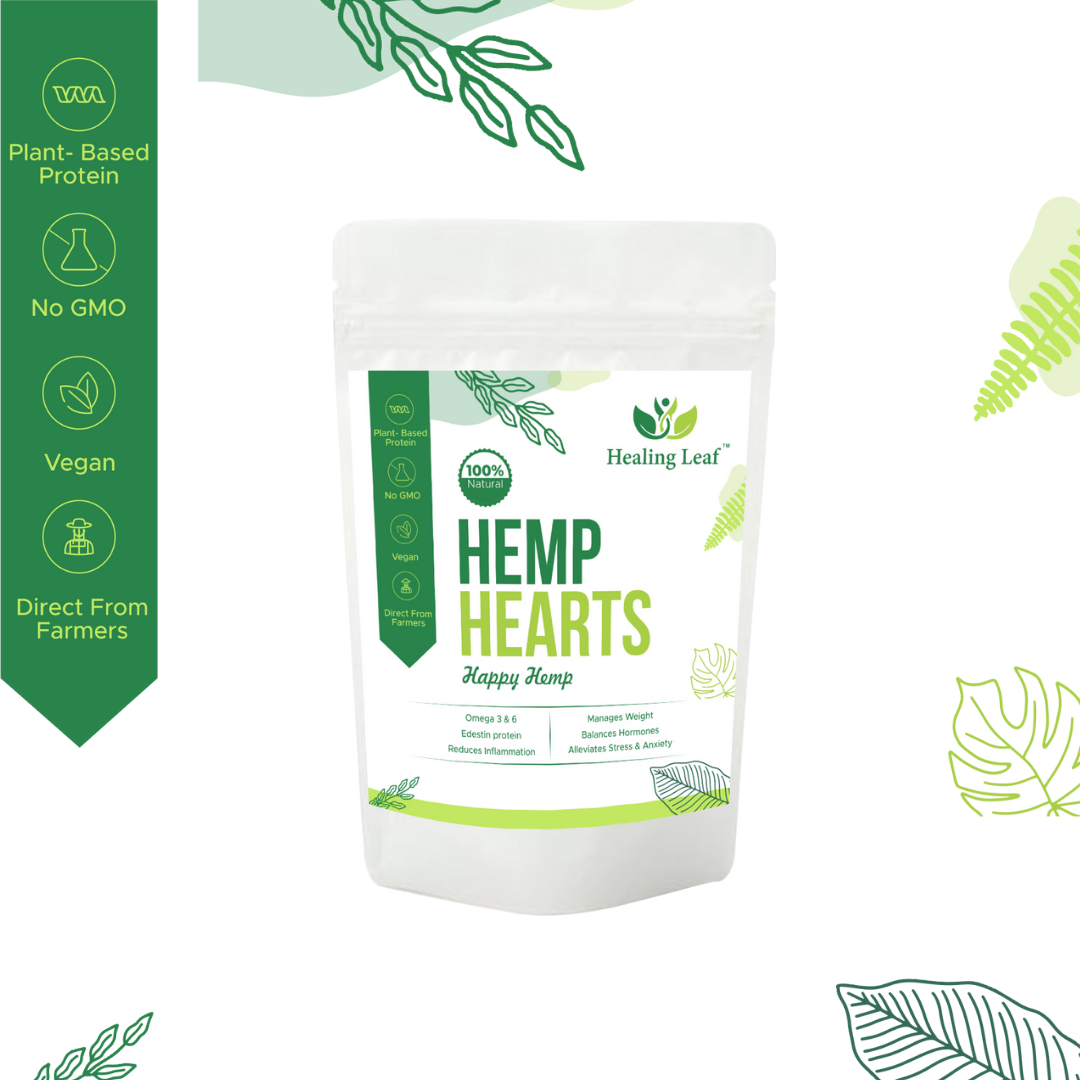 Healing Leaf Hemp Hearts - Human (250g)
