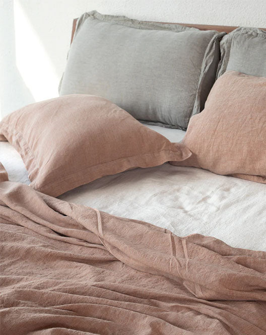 Terracotta Linen Pillowcases