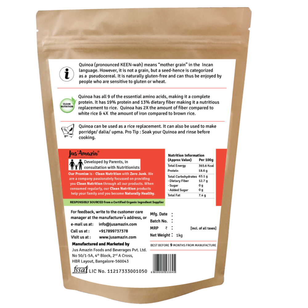 Jus Amazin Organic Quinoa