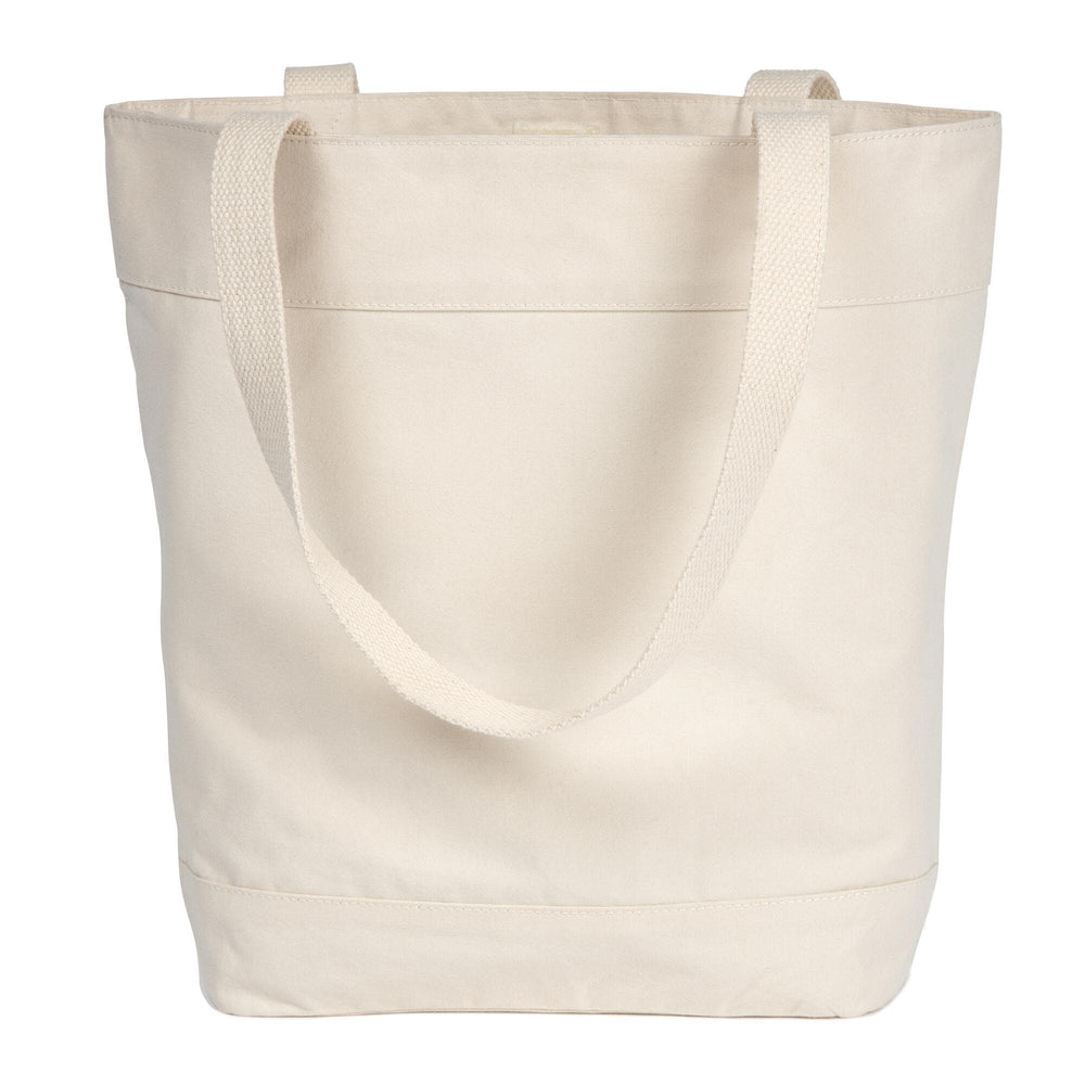 Akiiko Large Shopper Tote | Cotton Canvas, Zip Closure