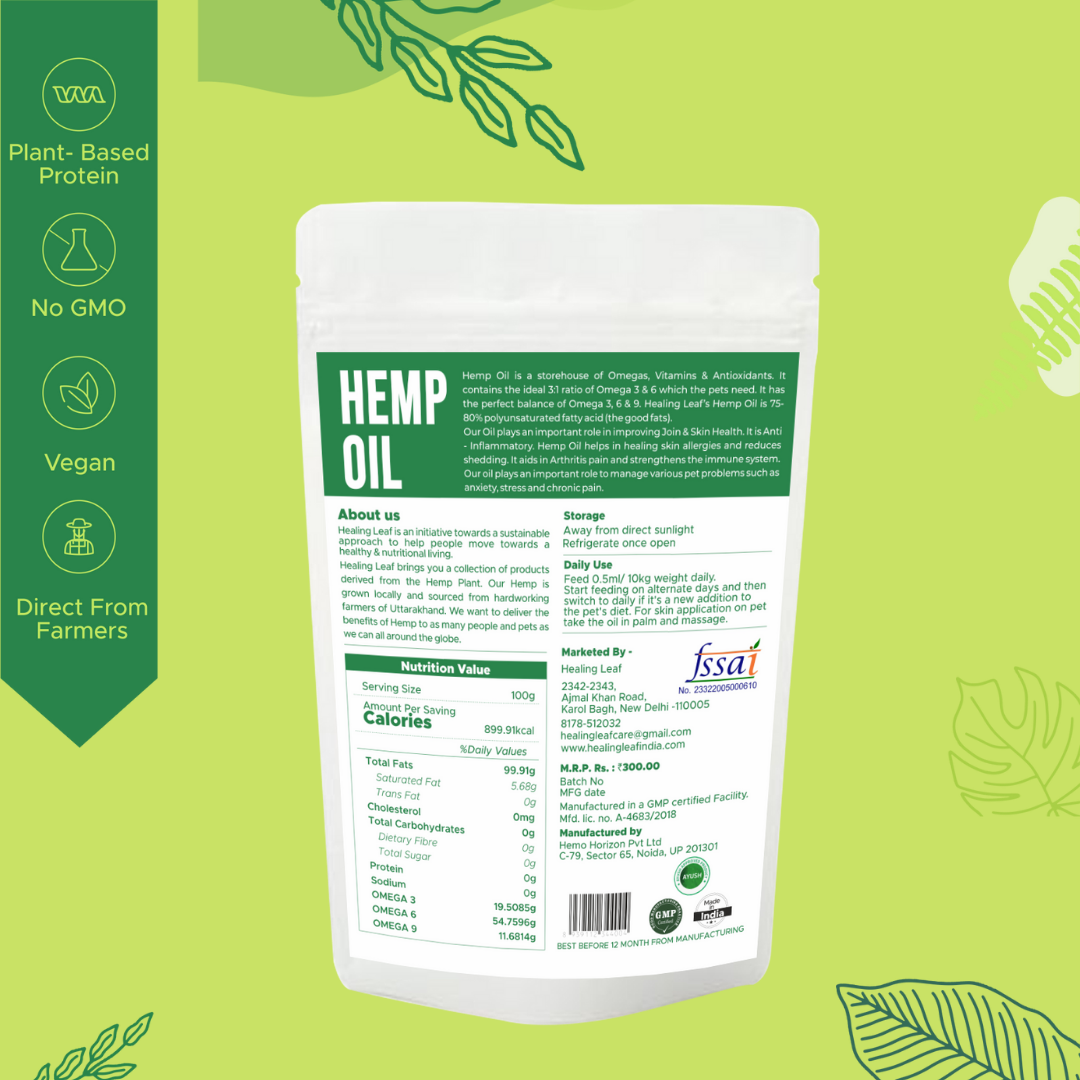 Healing Leaf Hemp oil - Pet