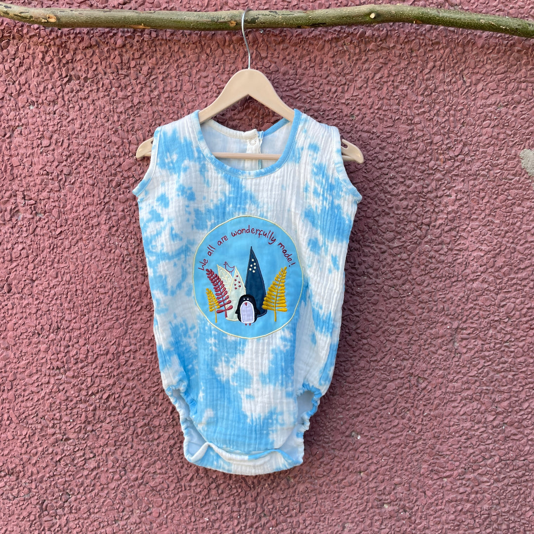 Bhaakur Tie-Dye  Penguin Romper