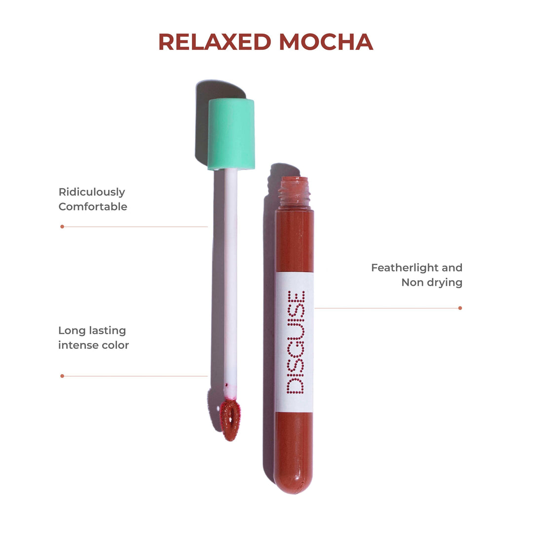 Disguise Cosmetics MATTE LIQUID LIP CREAM Relaxed Mocha 31 | FEATHER LIGHT | SUPER COMFORTABLE | LONG LASTING