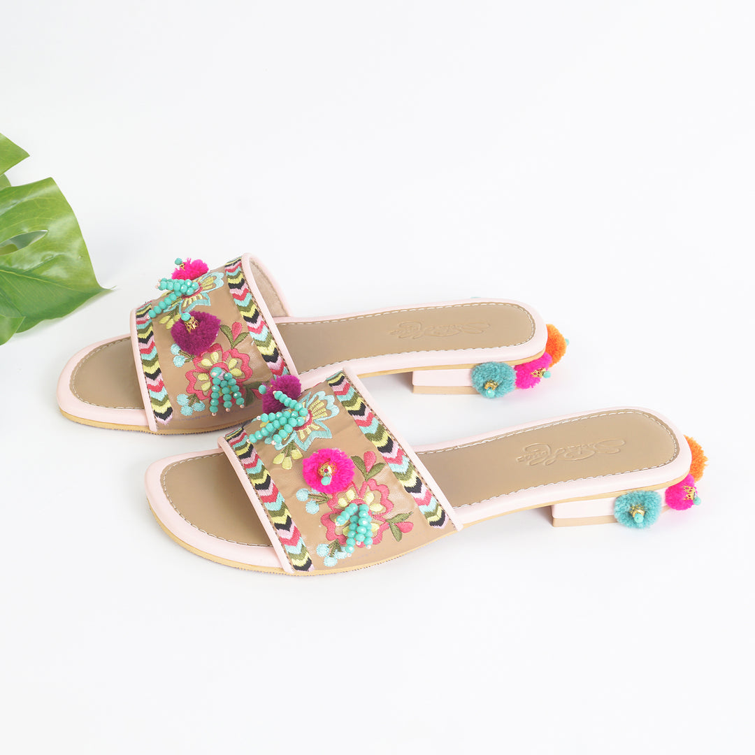 Multi Color Phoebe Flats