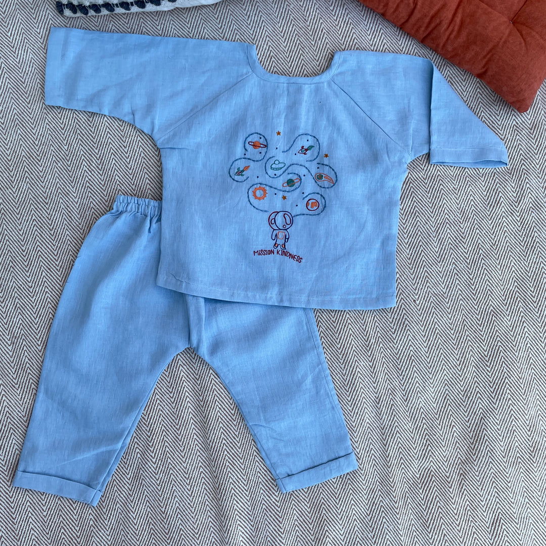 Bhaakur Mission Kindness  Linen Co-ord Set