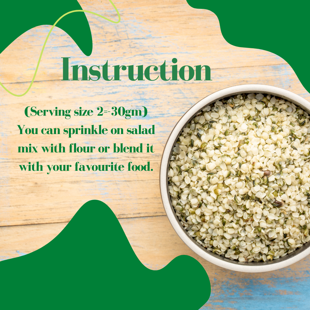 Healing Leaf Hemp Hearts - Human (250g)