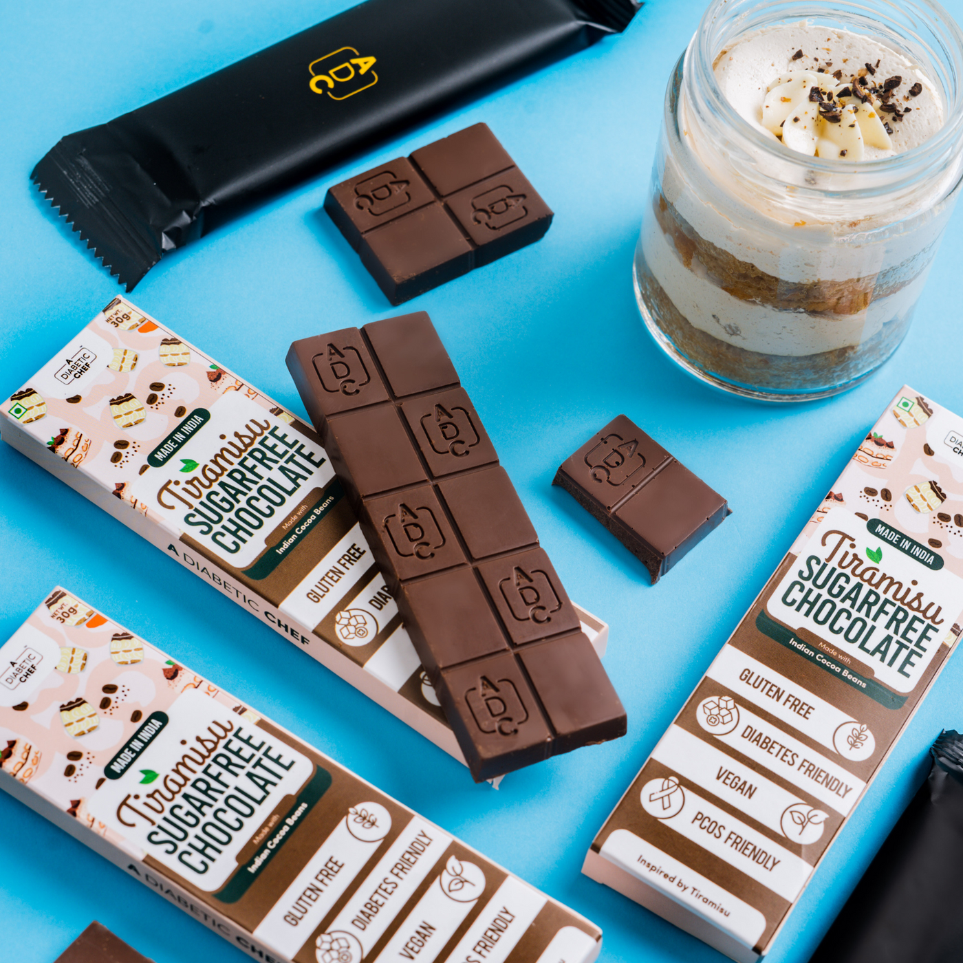 Buy Tiramisu Sugarfree Chocolate, Diabetes Friendly Premium Dark Chocolate