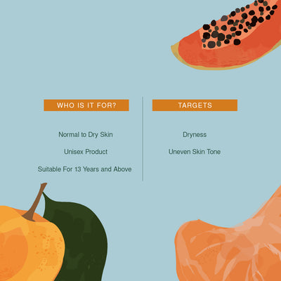 Papaya, Apricot & Mandarin- Organic Soap For Dull & Tanned Skin- 100 gm