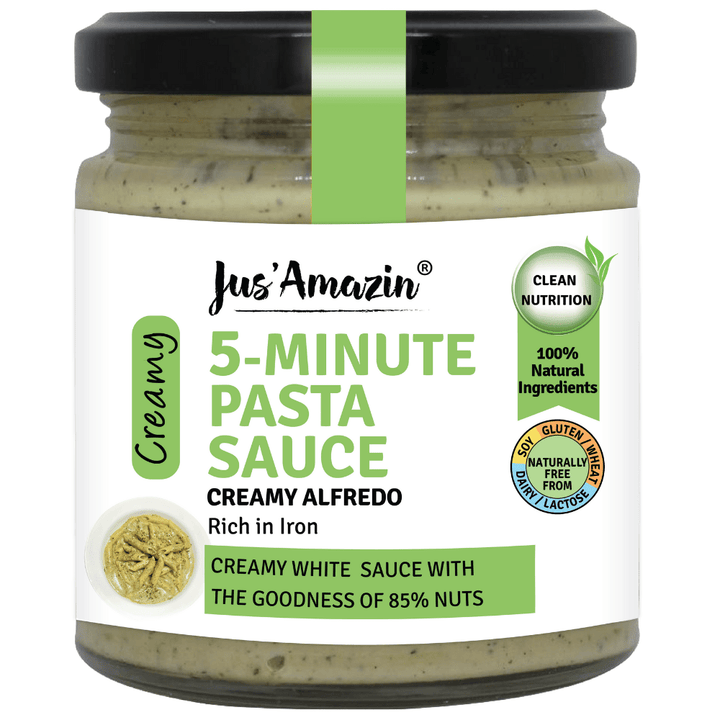 5-Minute Pasta Sauce - Creamy Alfredo - Suspire