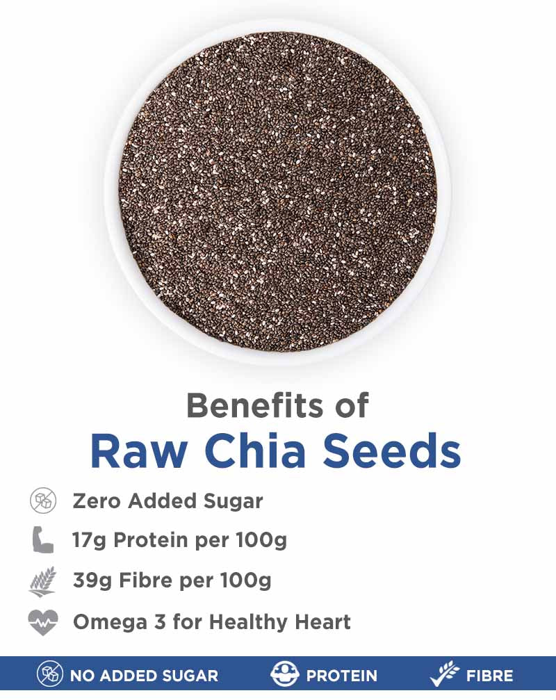 Raw Chia Seeds 500gm