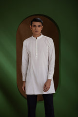 Earthpiece Pintuck Detail Men's Kurta