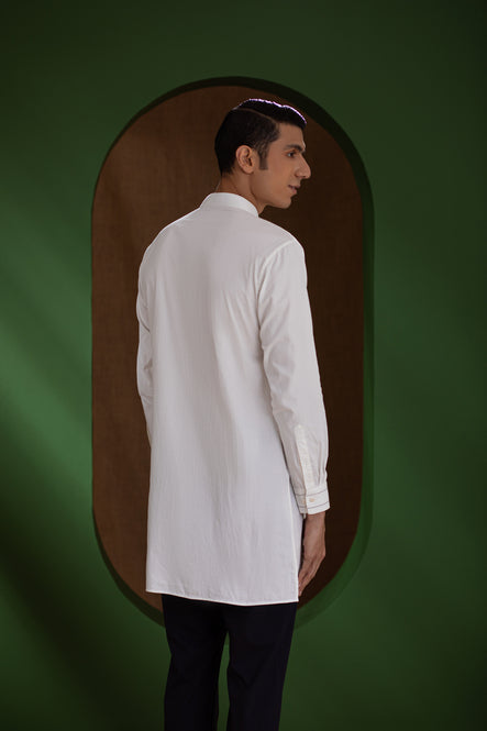 Earthpiece Pintuck Detail Men&