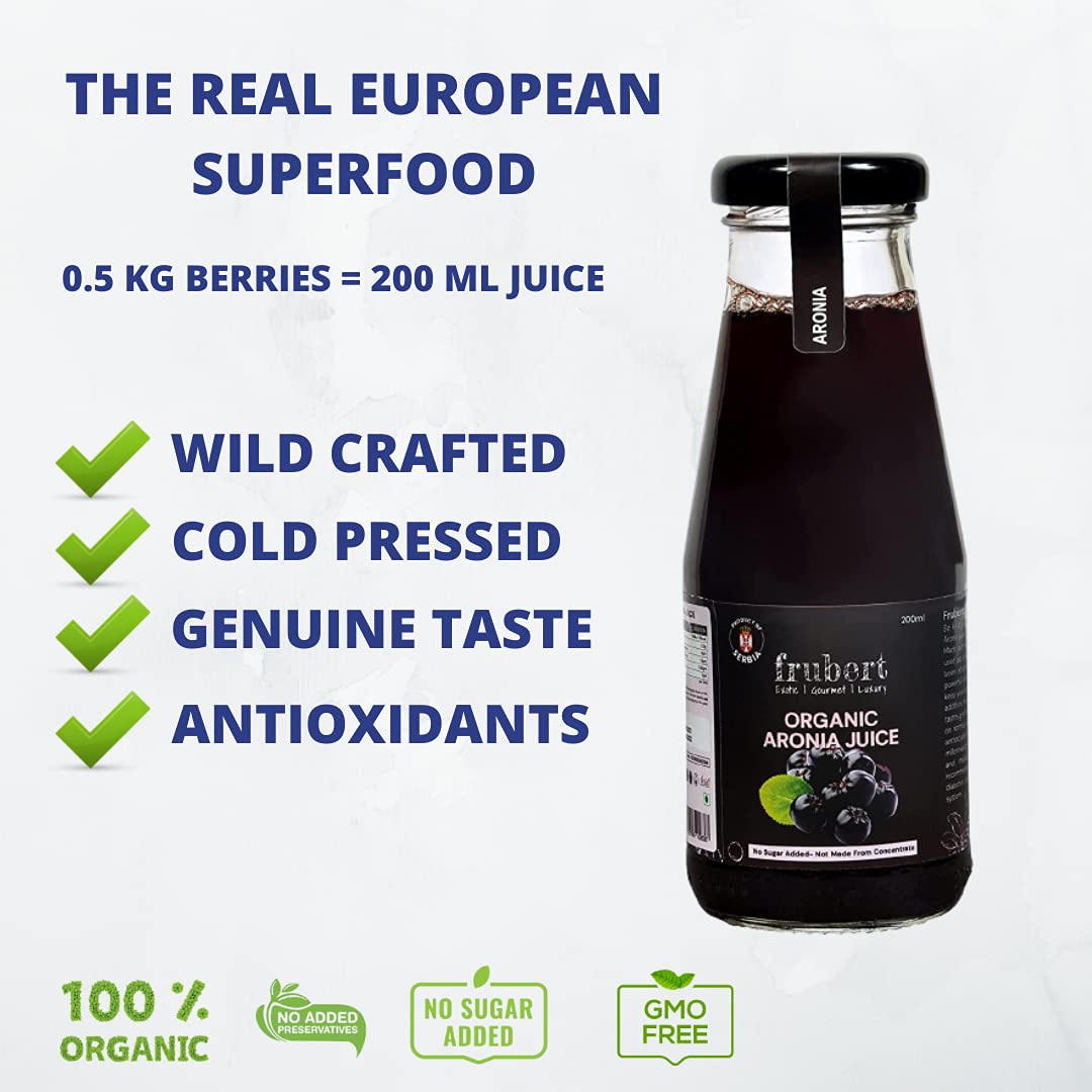 Frubert Organic Aronia juice - 200 grams
