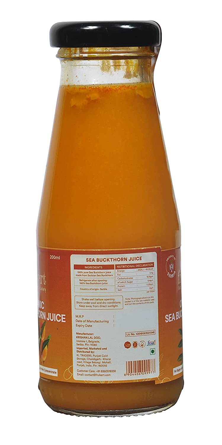 Frubert Organic Seabuckthorn Juice