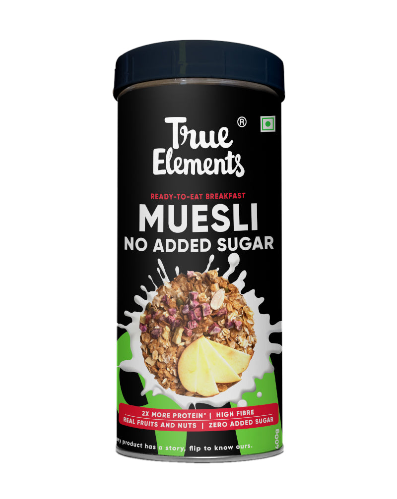 Muesli (400g) | 14g Protein, 18% Millets, Low Calorie, Breakfast Cereal