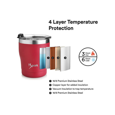 Triple Insulated Tumbler - Ruby