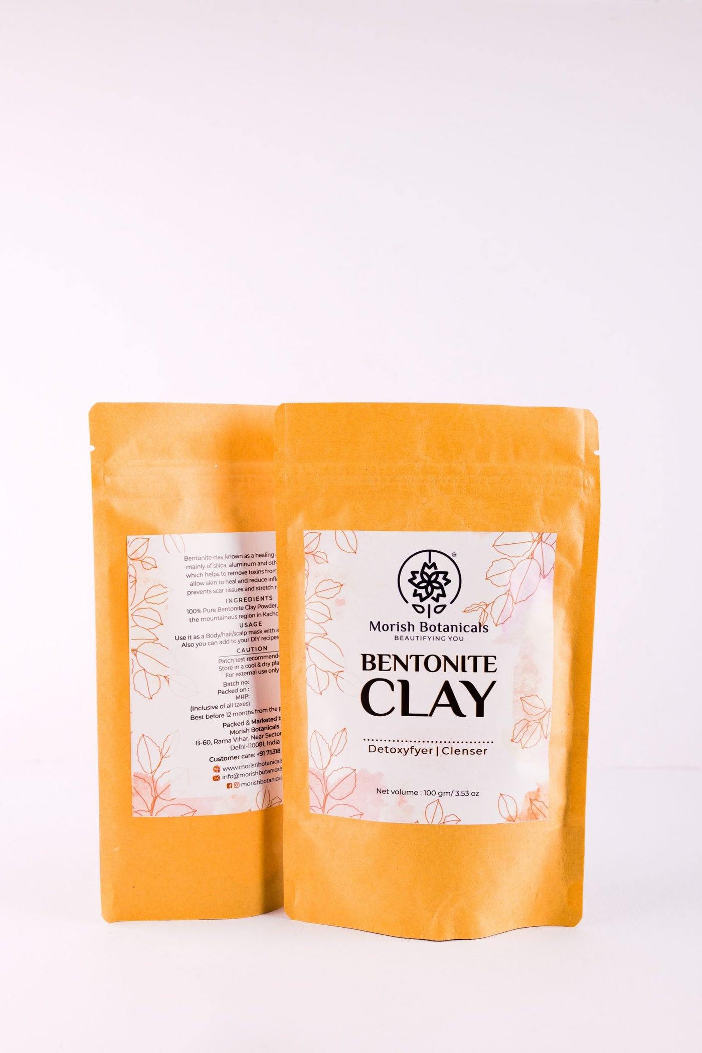 Bentonite Clay, for Face Mask & Scalp Detox