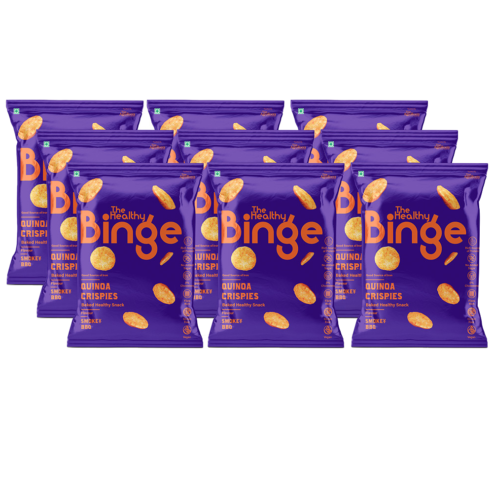 The Healthy Binge Quinoa Crispies - Pack of 9