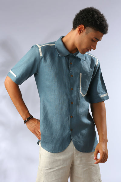 Palm Resort Collar Shirt