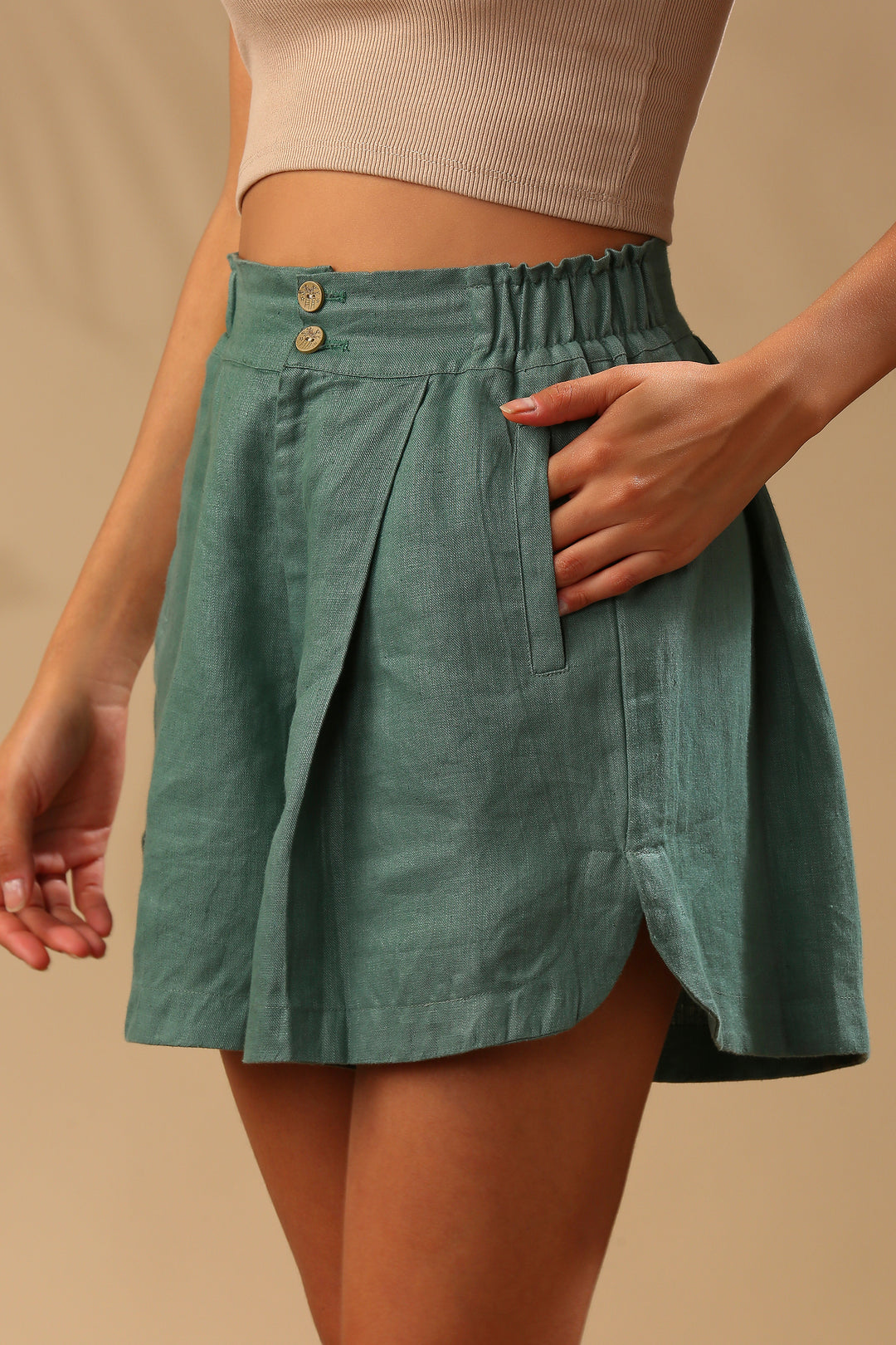 B Label Sage Shorts