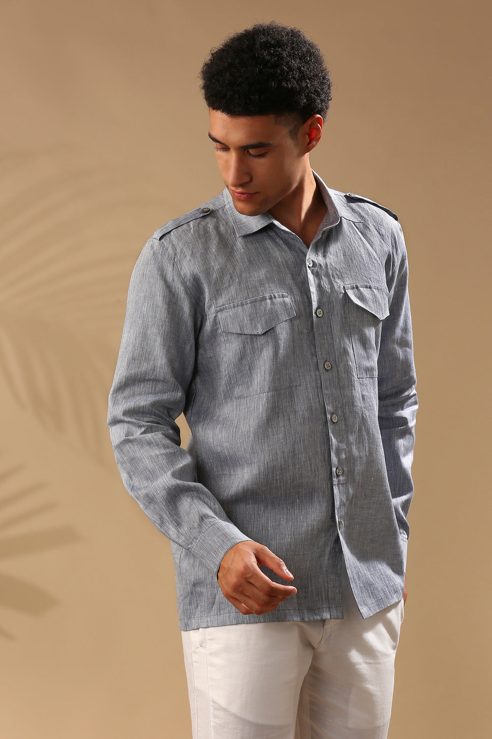 B Label Sequoia Elbow Patch Shirt