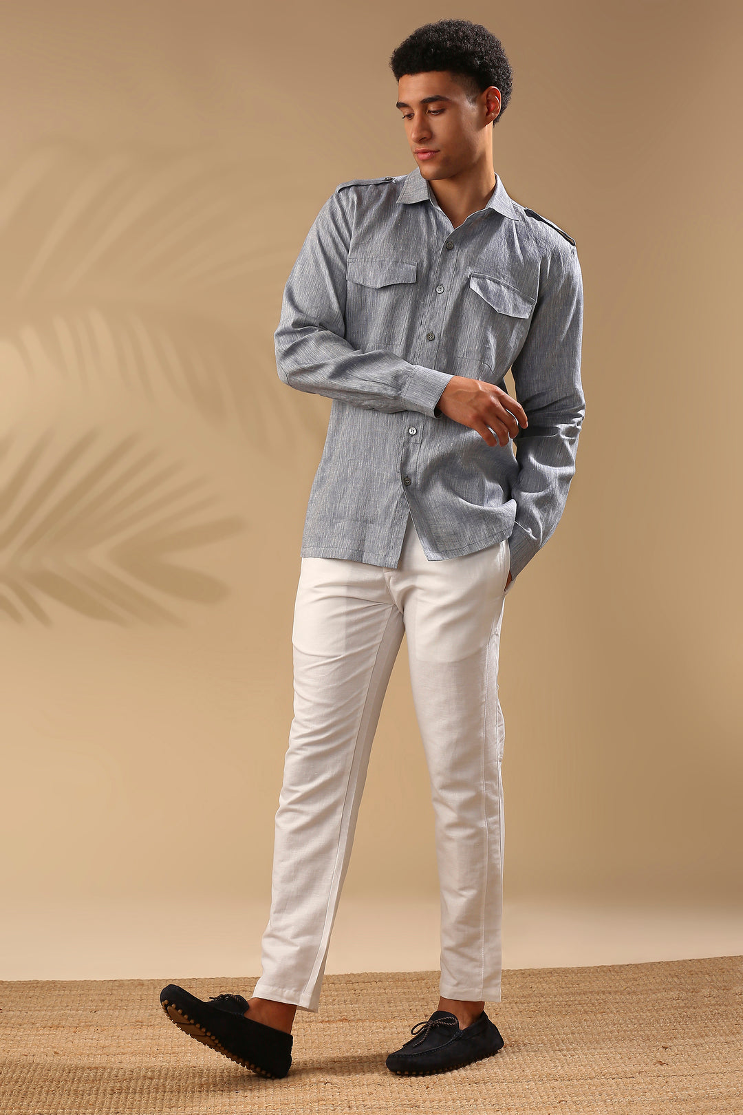B Label Sequoia Elbow Patch Shirt