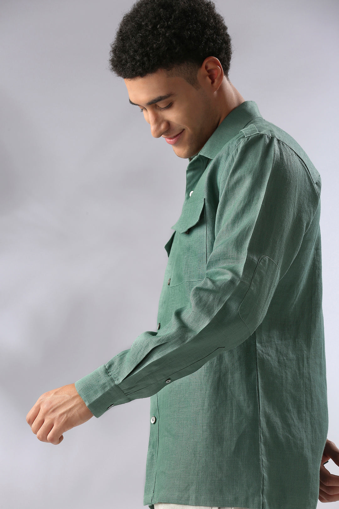 B Label Sequoia Elbow Patch Shirt