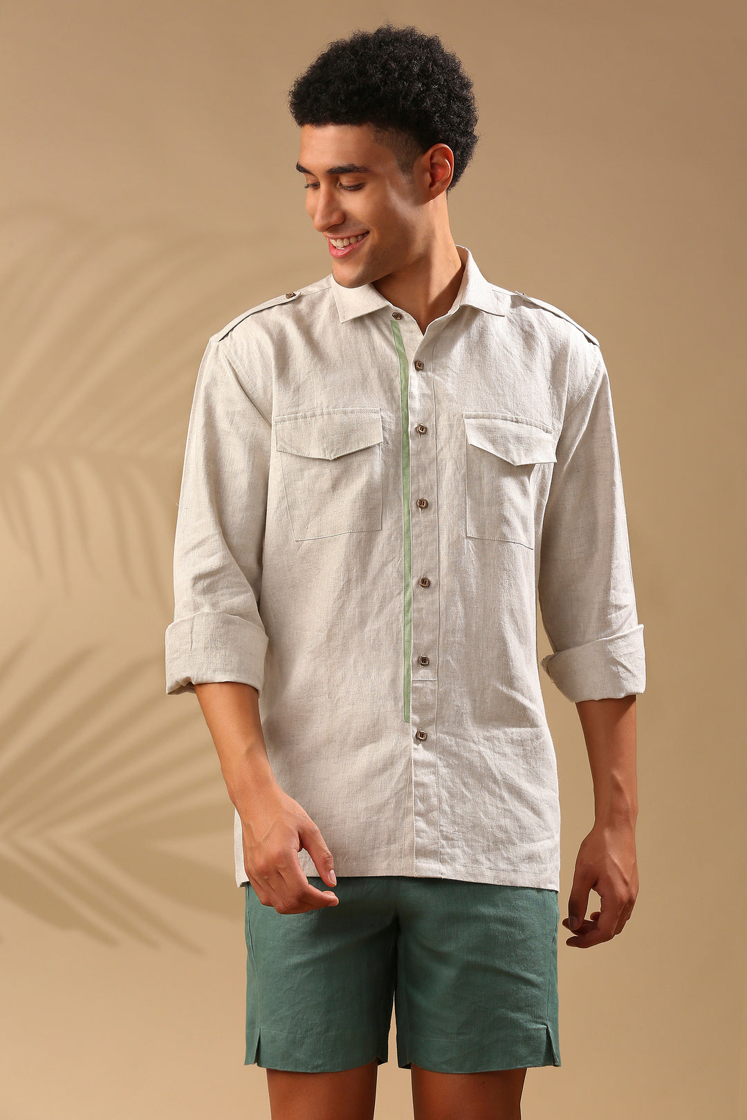 B Label Sequoia Elbow Patch Shirt