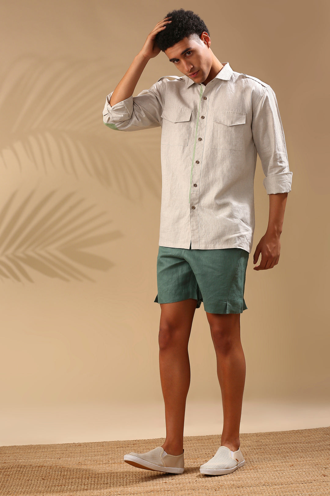 B Label Sequoia Elbow Patch Shirt