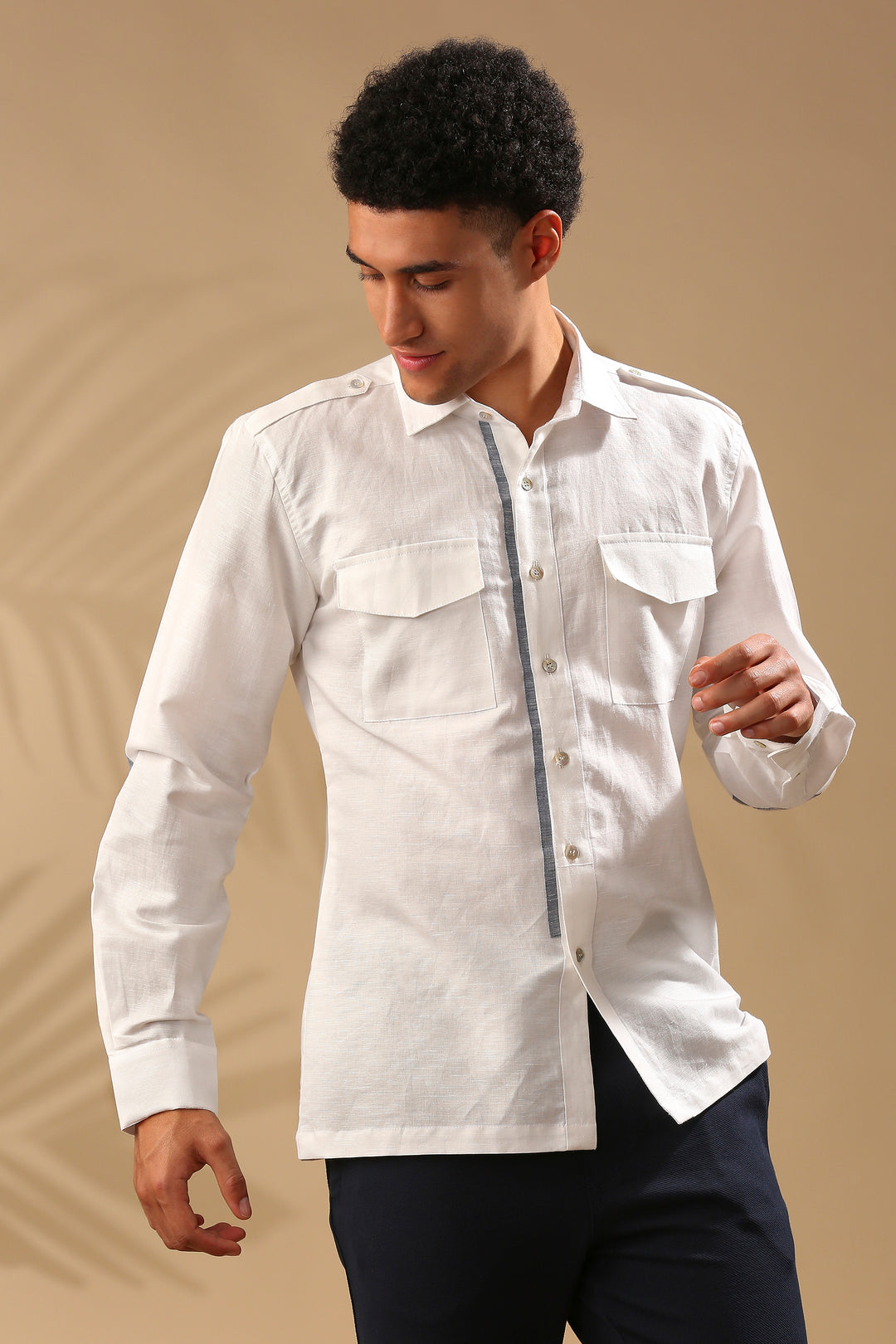 B Label Sequoia Elbow Patch Shirt