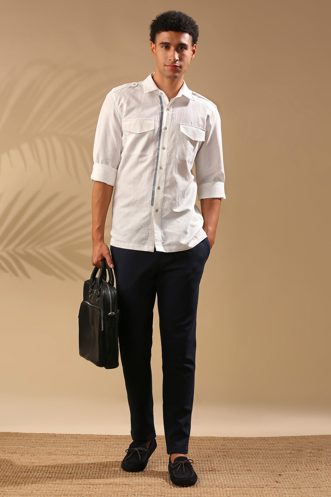 B Label Sequoia Elbow Patch Shirt