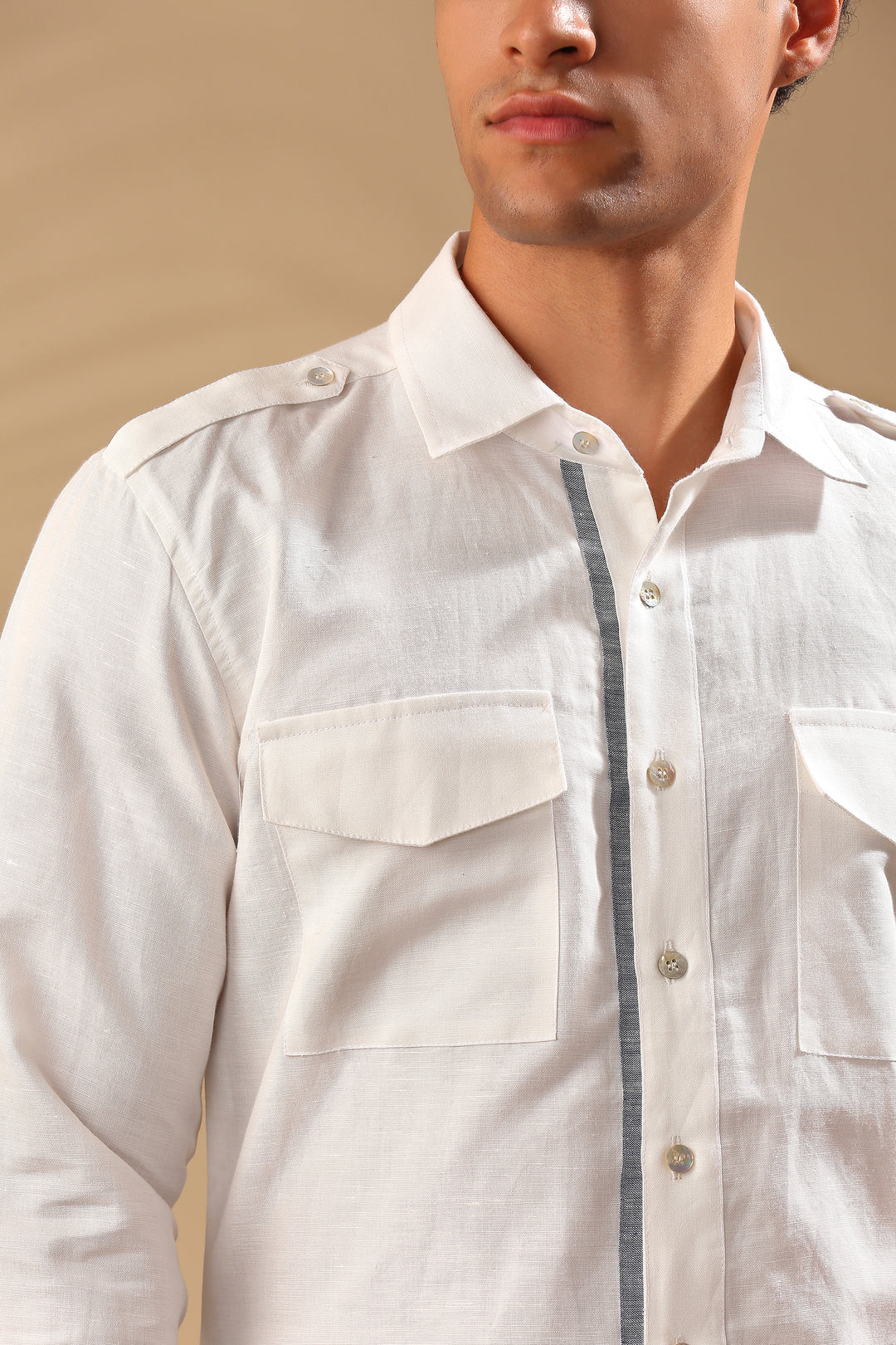 B Label Sequoia Elbow Patch Shirt