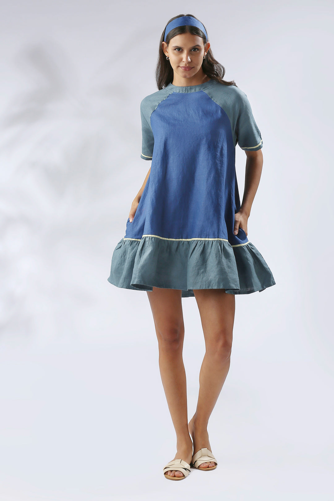 B Label Wisteria Gathered Dress