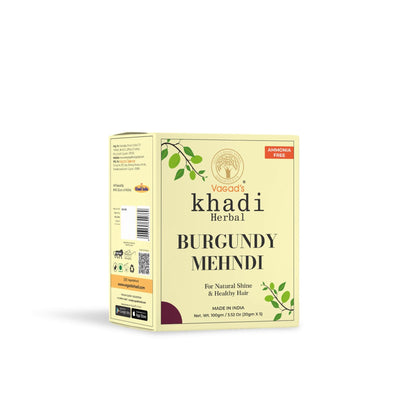 Vagad's Khadi Burgundy Mehndi (Pack of 3)