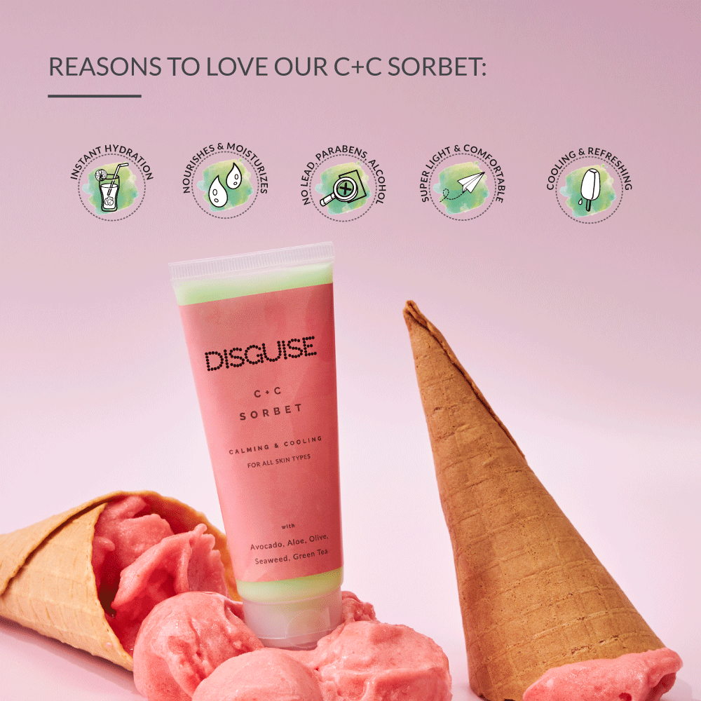 C+C Sorbet DAILY MOISTURIZER | INSTANT HYDRATION | SUPER LIGHT | CALMING | 50 gm