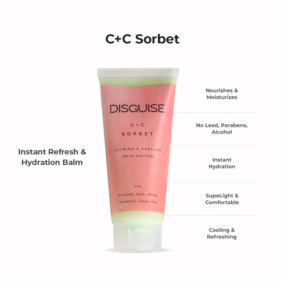 C+C Sorbet DAILY MOISTURIZER | INSTANT HYDRATION | SUPER LIGHT | CALMING | 50 gm