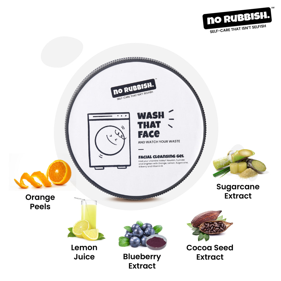 No Rubbish Facial Cleansing Gel (100gms)