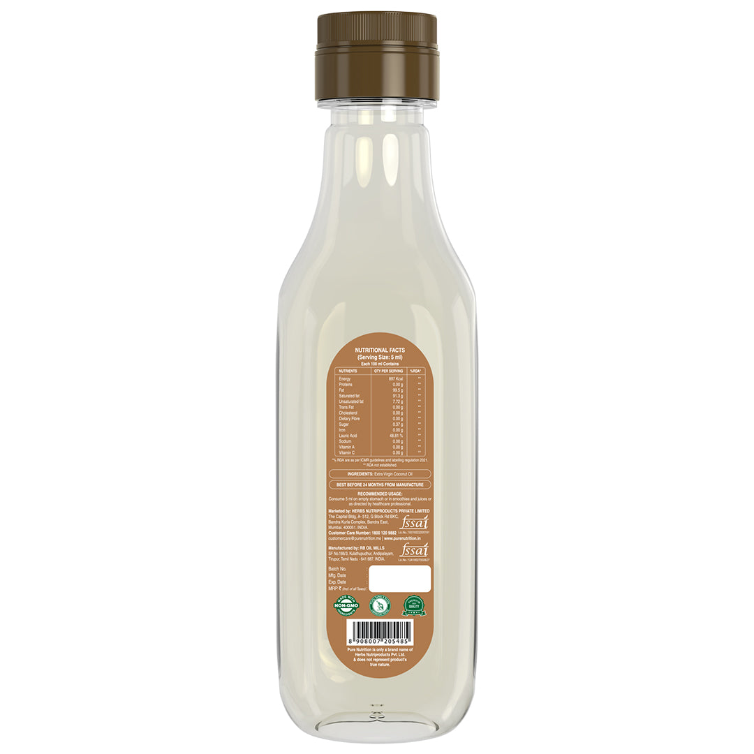 Virgin Coconut Oil (500 ml) - Pet bottle