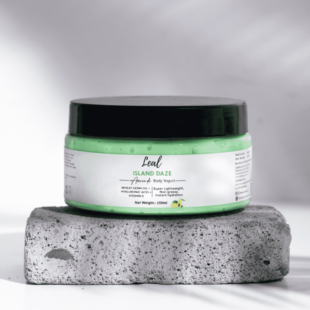 Leal Cosmetics Island Daze Avocado Body Yogurt | Lightweight Moisturiser