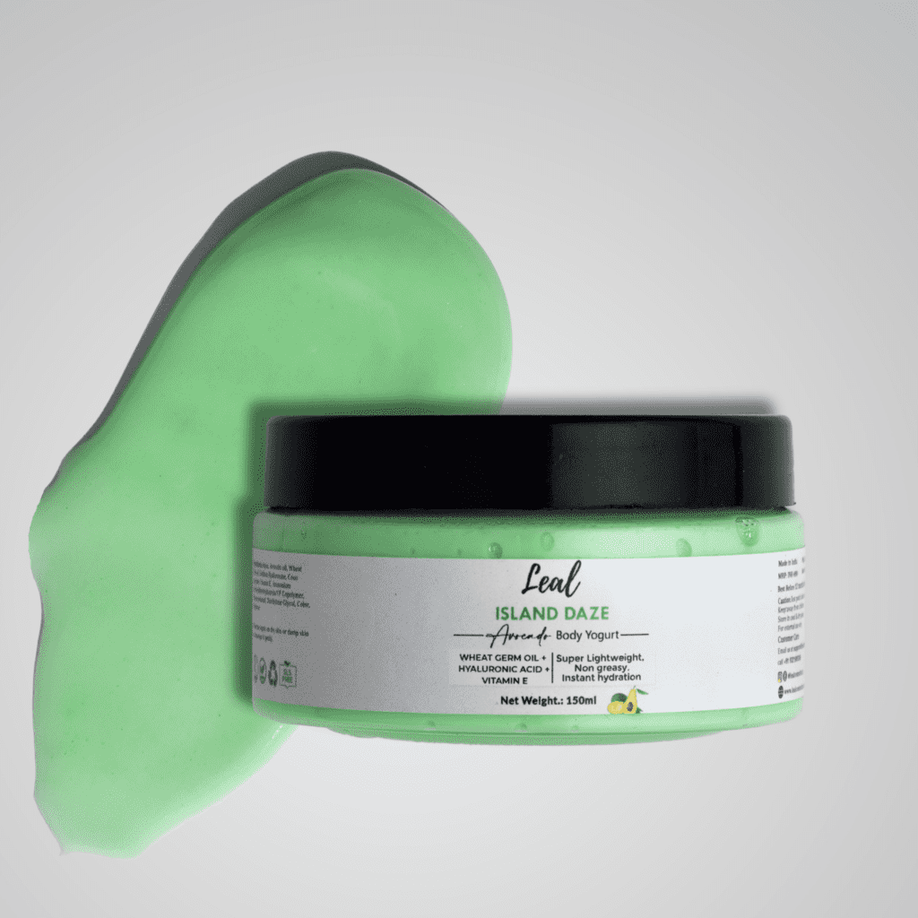 Leal Cosmetics Island Daze Avocado Body Yogurt | Lightweight Moisturiser