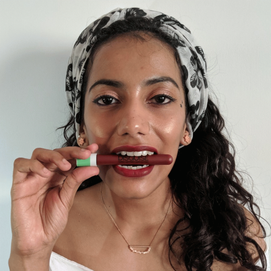 Disguise Cosmetics Matte Liquid Lip Curious Wine 36 |  Feather Light | Super Comfortable | Long Lasting