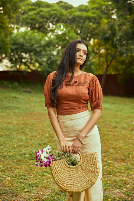 Nutmeg Breezy Blouse